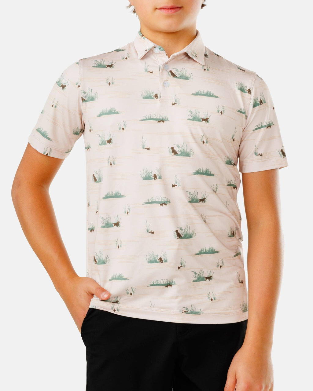 Waggle - Fowl Play Boy's Polo