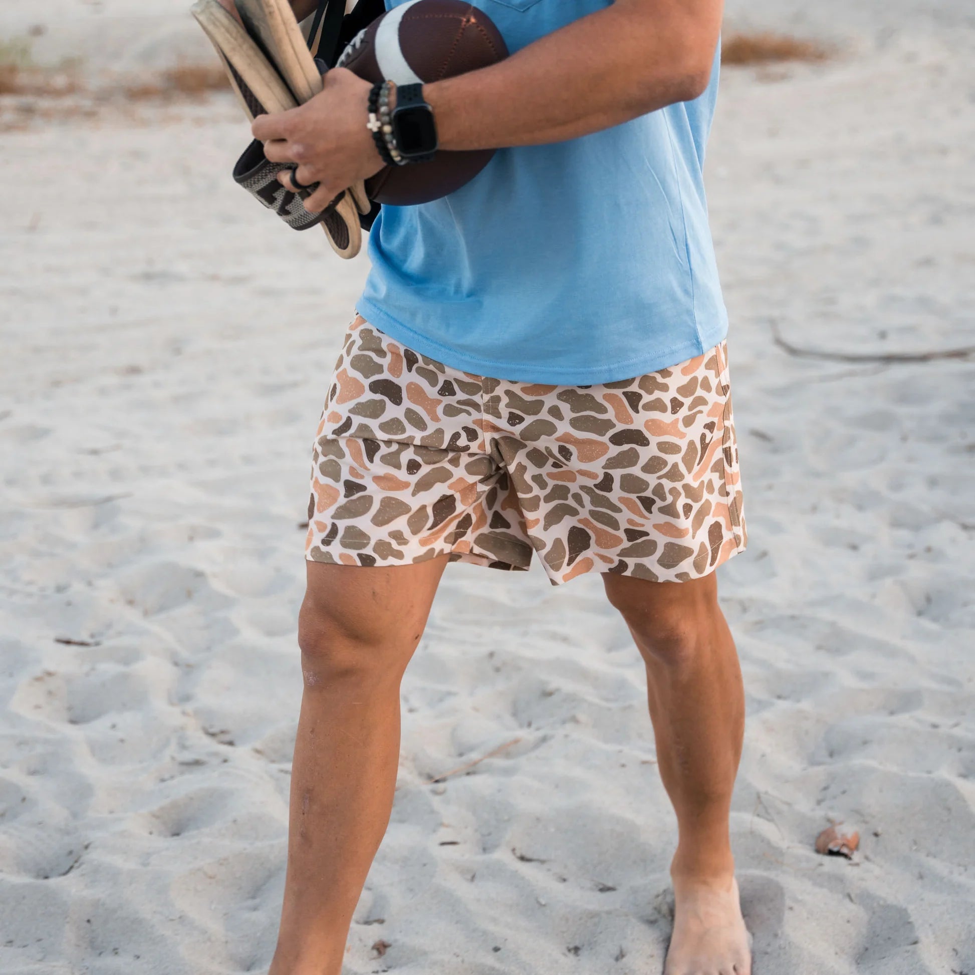Burlebo Everyday Short - Venado Camo - Brown Pocket 7"