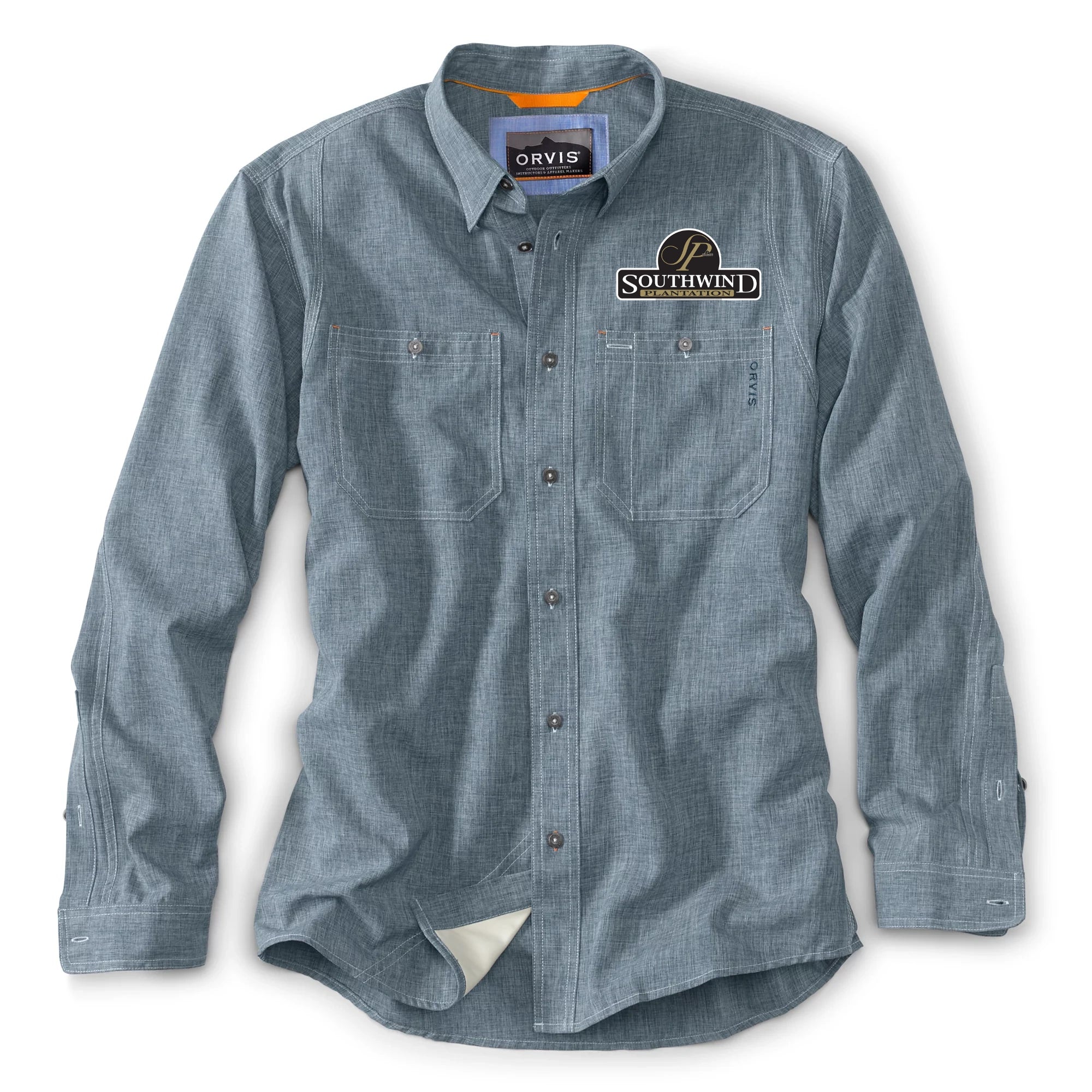 Orvis-Tech Chambray Long-Sleeve Work Shirt