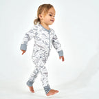 Baby Zip Up- White Camo