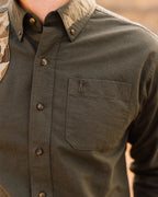Sportsmans Shirt - Moss Oxford/Original Camo