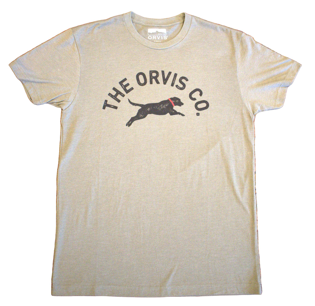 ORVIS- Jumping Dog Tee Dusty Olive