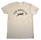 ORVIS- Jumping Dog Tee Dusty Olive