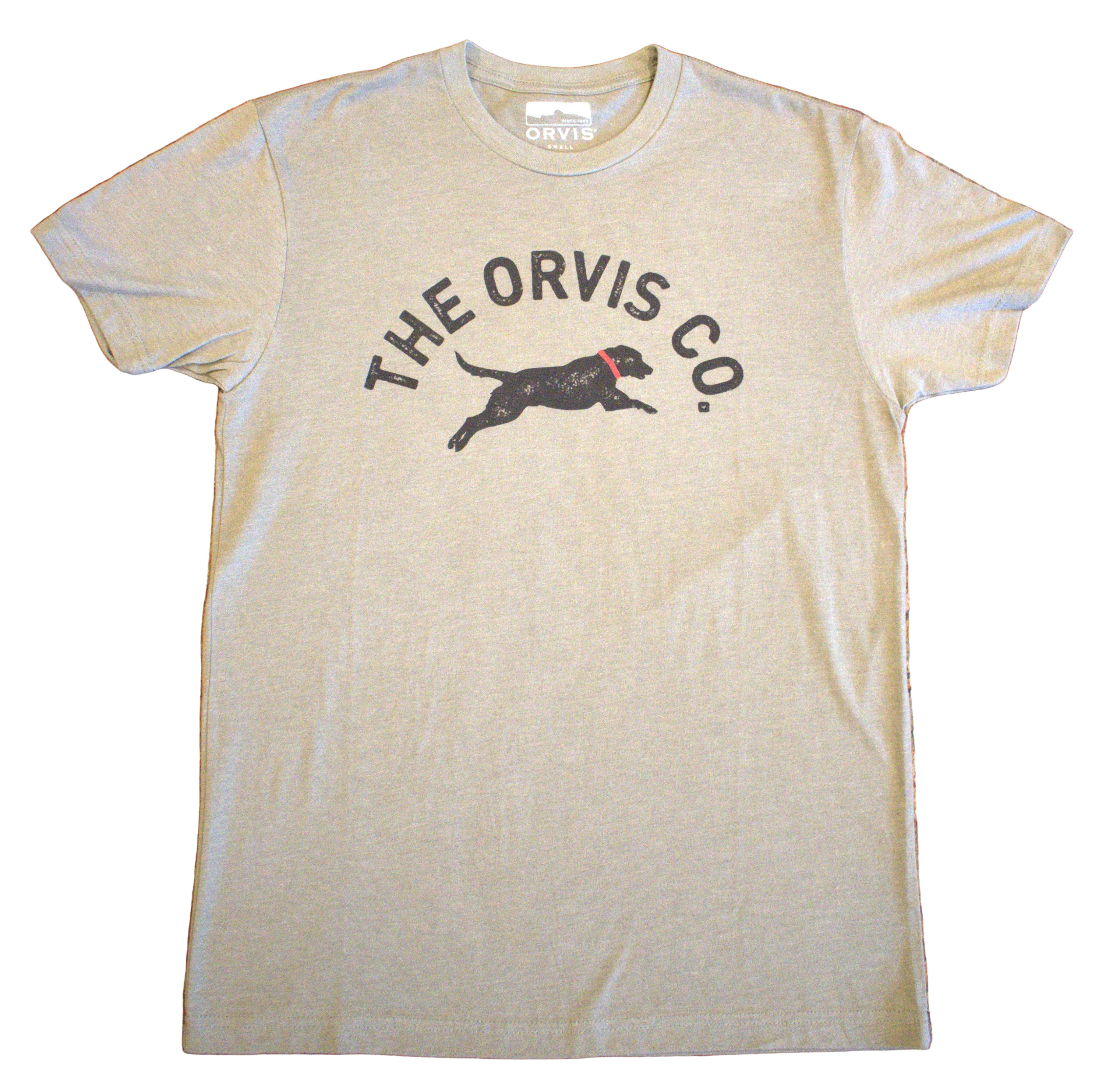 ORVIS- Jumping Dog Tee Dusty Olive