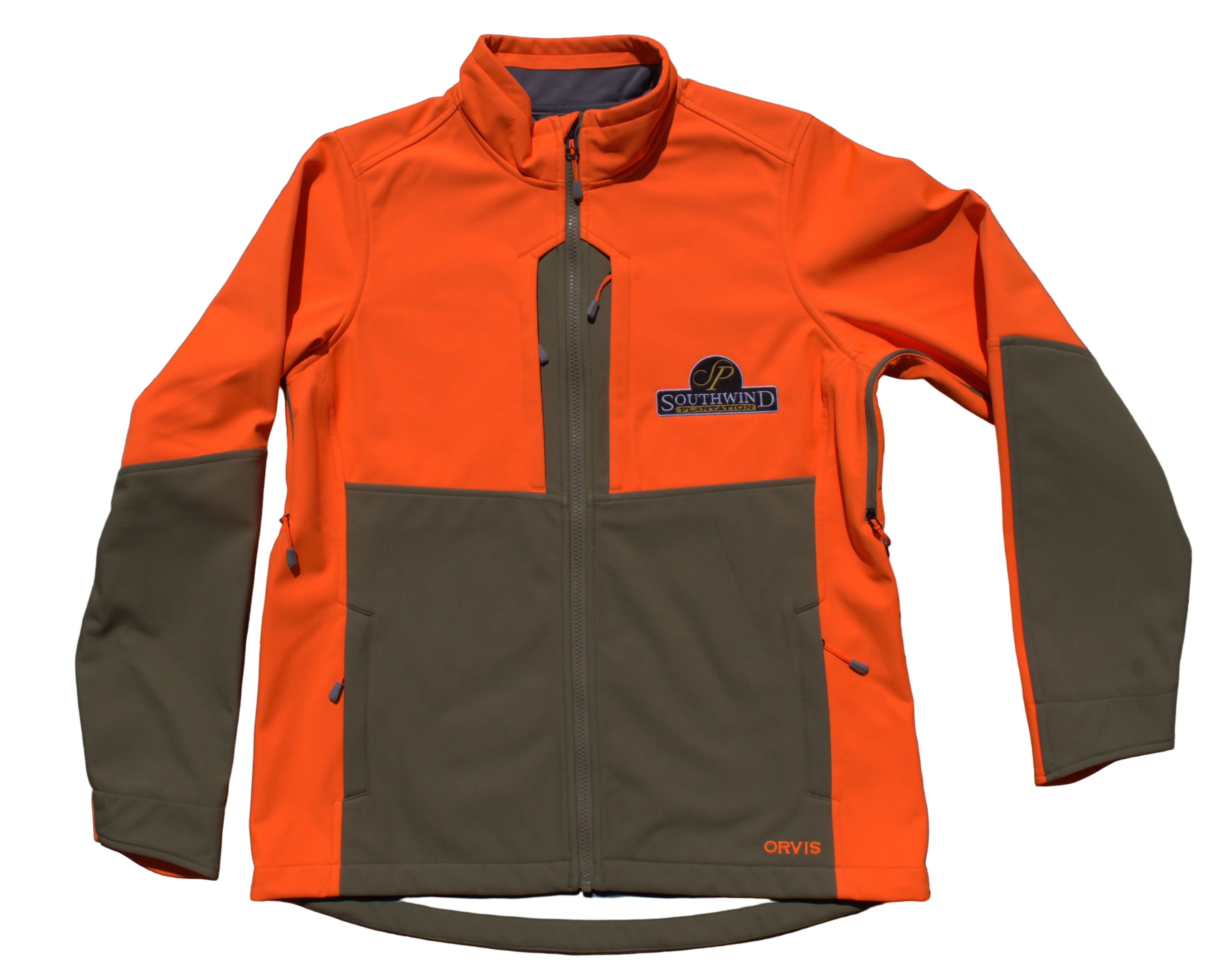 ORVIS WOMEN'S PRO UPLAND SOFTSHELL JACKET- TAN/BLAZE