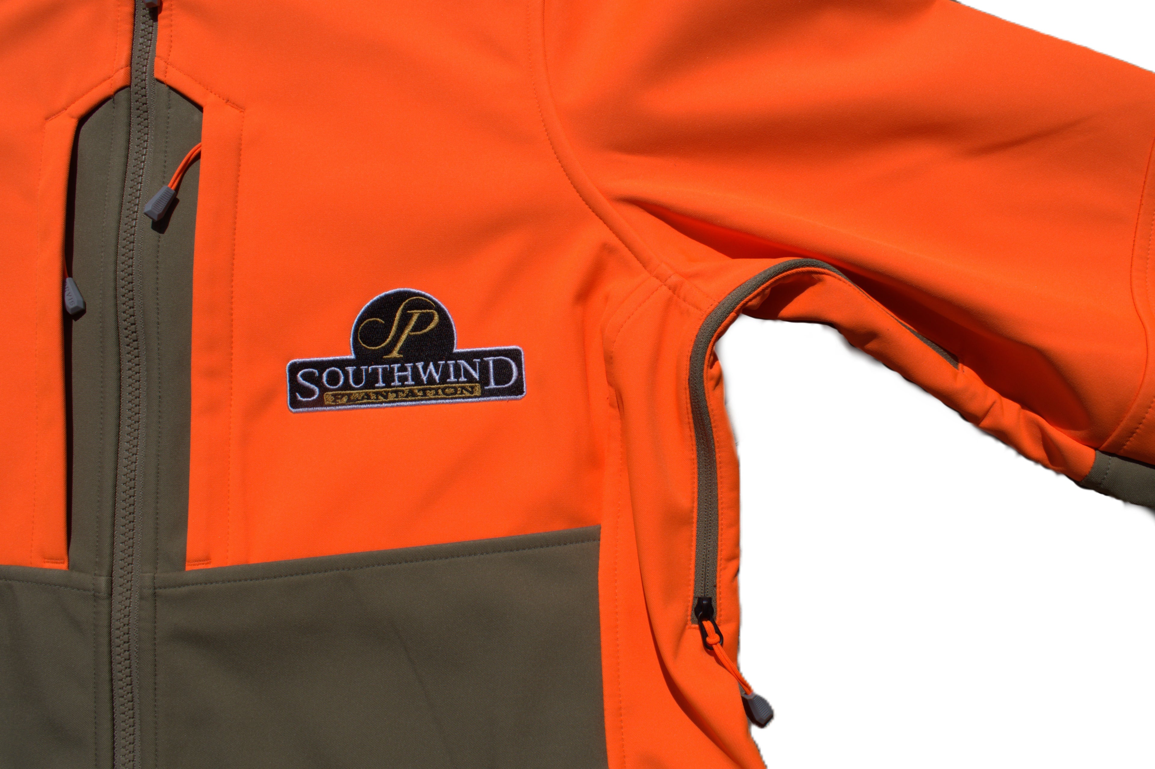 ORVIS WOMEN'S PRO UPLAND SOFTSHELL JACKET- TAN/BLAZE