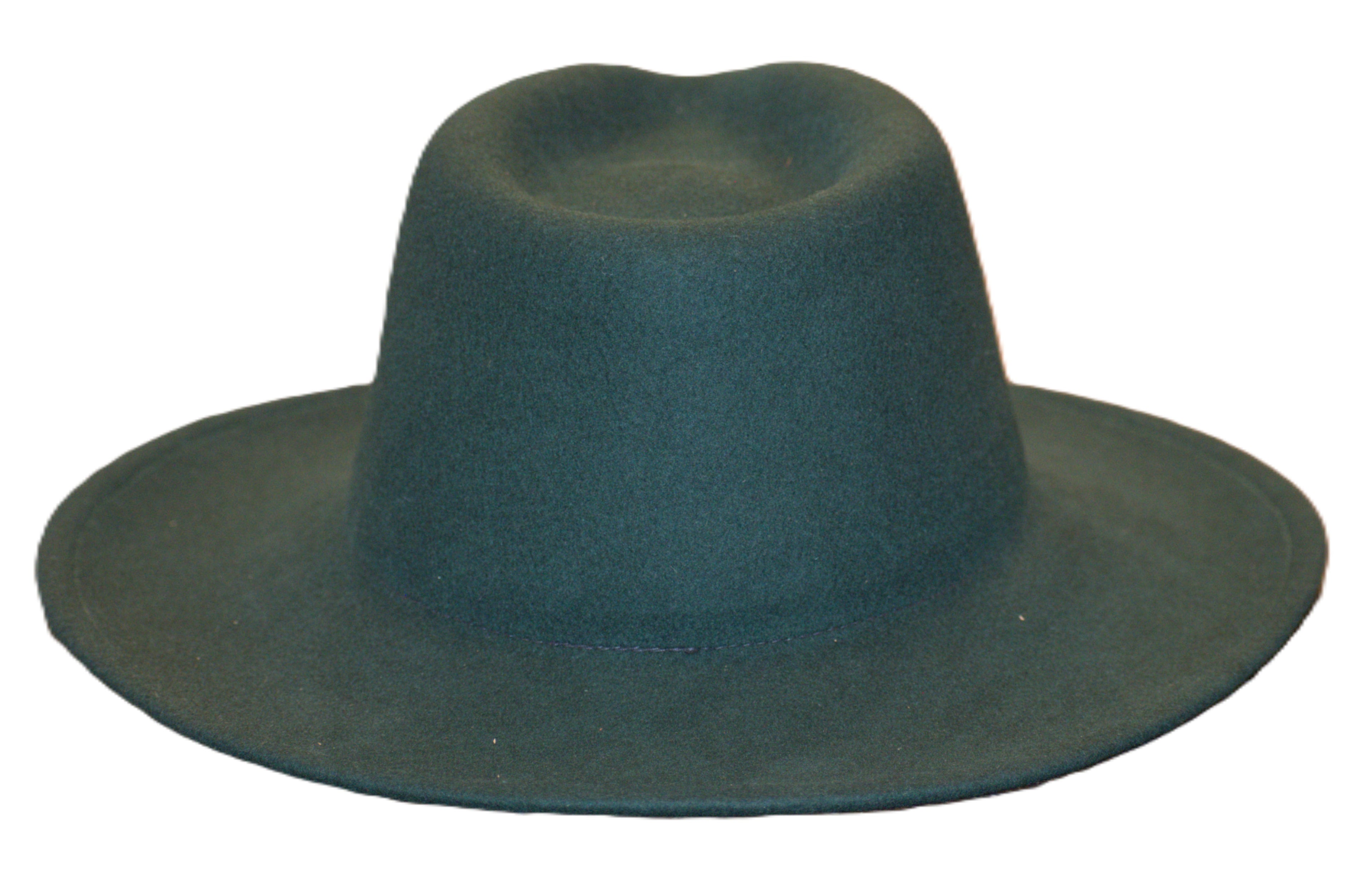 FlyWay- Dark Green Crushable Wool Hat