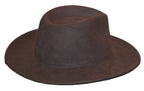 FlyWay-Brown Crushable Wool Hat