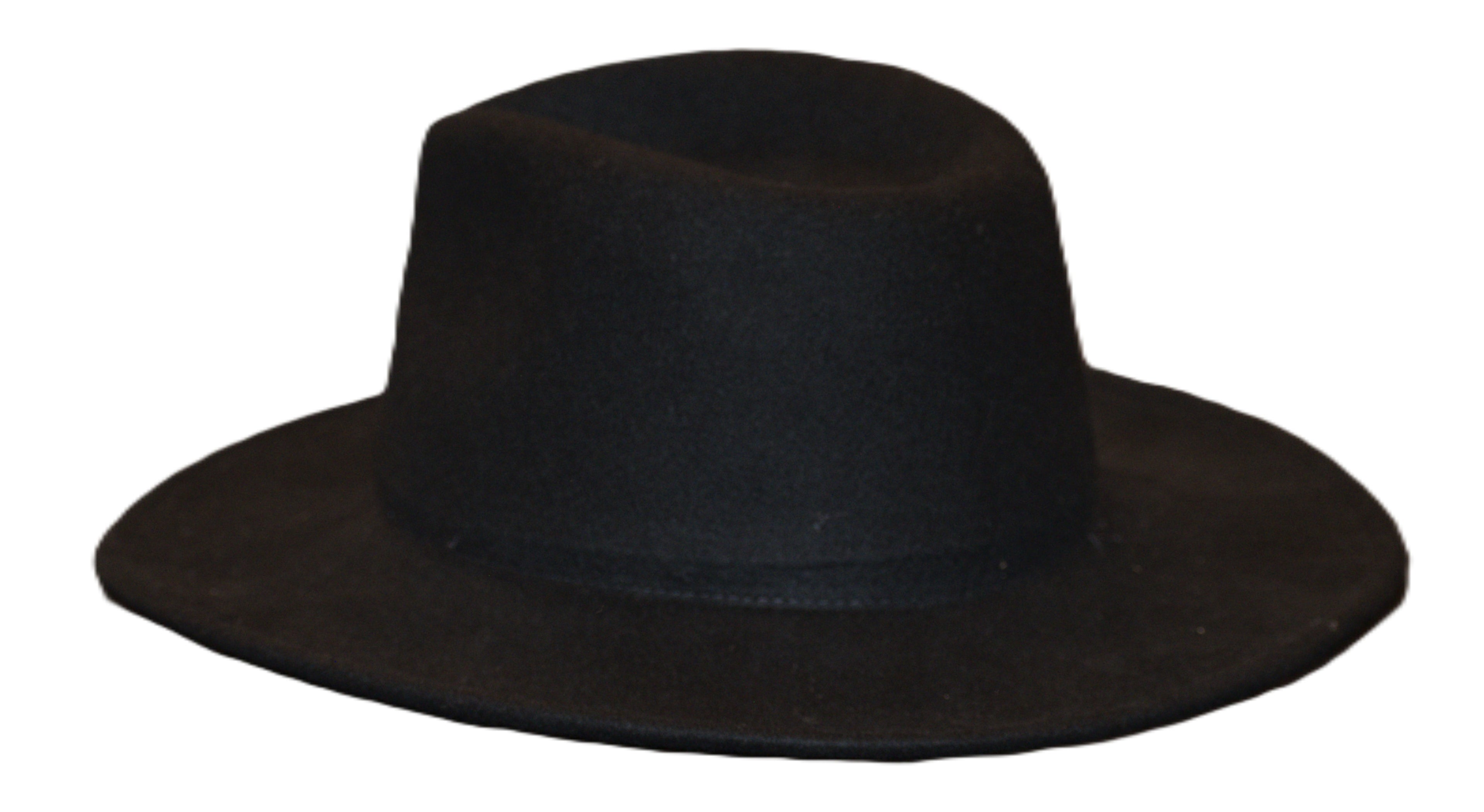 FlyWay- Black Crushable Wool Hat