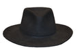 FlyWay- Black Crushable Wool Hat