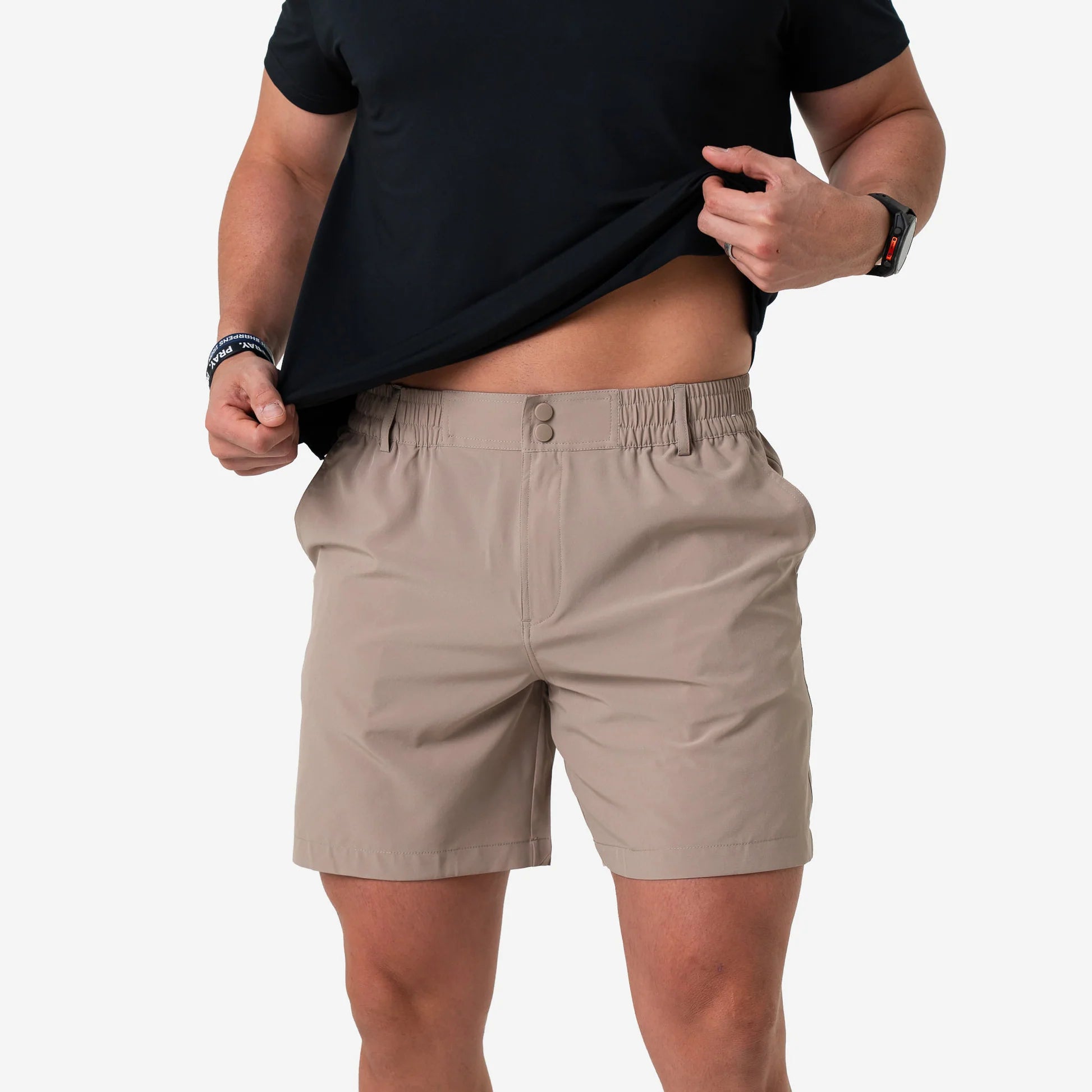 Burlebo Everyday Short - Cobblestone Khaki - Duck Hunt Pocket 5.5"