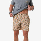 Burlebo Everyday Short - Venado Camo - Brown Pocket 7"