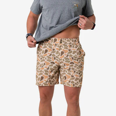 Burlebo Everyday Short - Venado Camo - Brown Pocket 7"