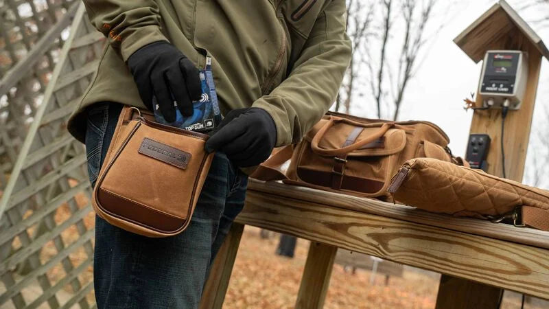 Premium Waxed Canvas Shell Pouch