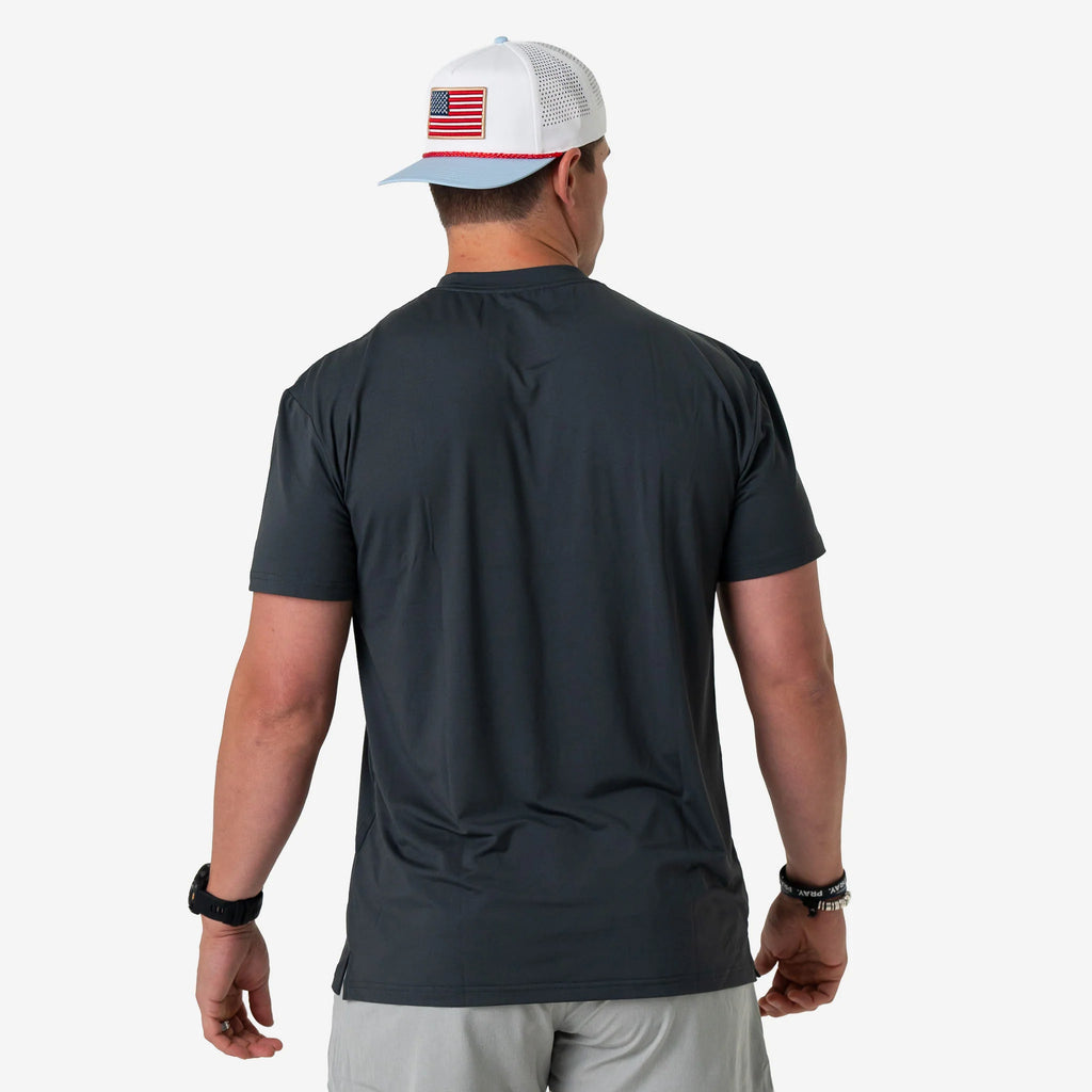 Burlebo Go To Tee - Gun Metal Grey