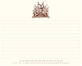 Alexa Pulitzer- Hunting Crest Mousepad Notepad