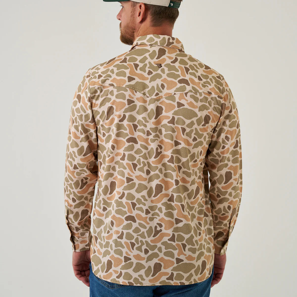 Burlebo- Long Sleeve Performance Western Shirt - Venado Camo