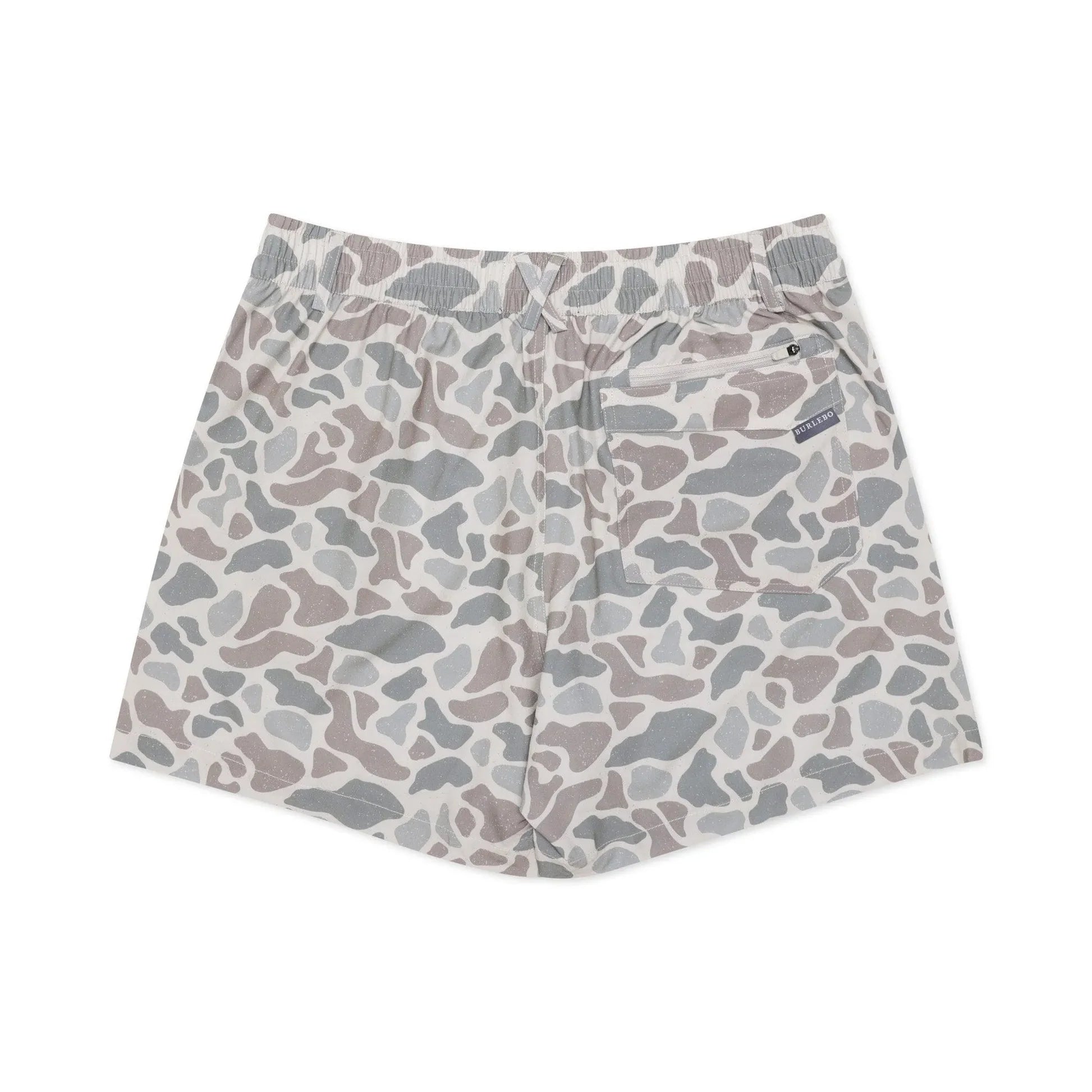 Burlebo Everyday Short - Classic Deer Camo - Grey Pocket