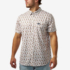 Burlebo Performance Button Up - Mallards Flying In