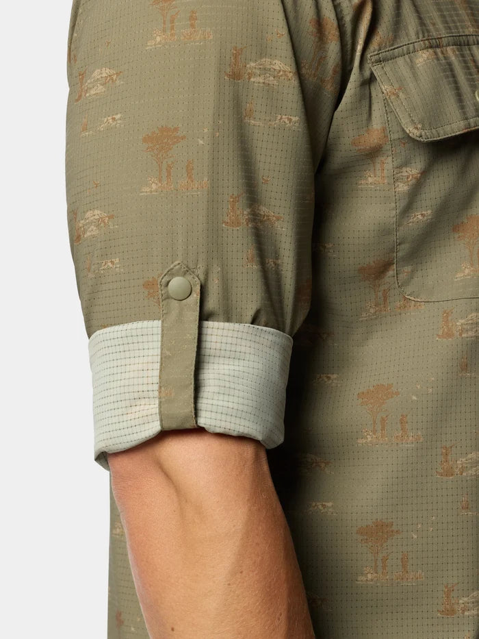 Men's Cast & Blast Perforated Shirt - Long Sleeve