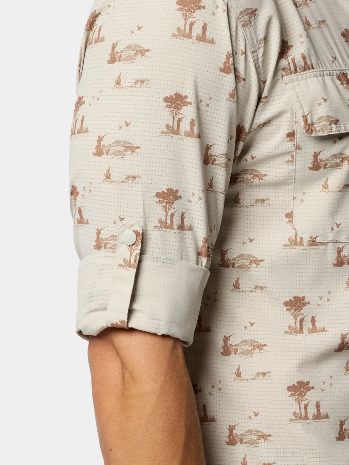 Men's Cast & Blast Perforated Shirt - Long Sleeve