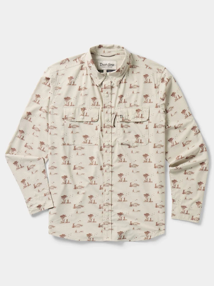 Men's Cast & Blast Perforated Shirt - Long Sleeve