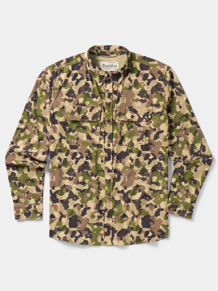 Men's Cast & Blast Perforated Shirt - Long Sleeve