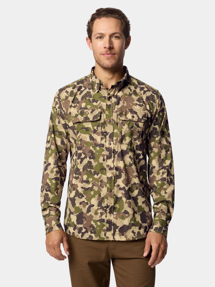 Men's Cast & Blast Perforated Shirt - Long Sleeve