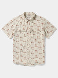 Men's Cast & Blast Perforated Shirt - Short Sleeve- Opening Day Sand Dollar