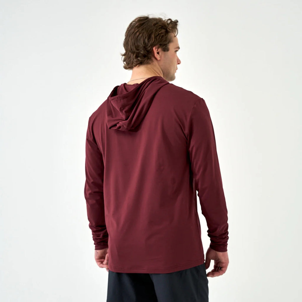 Burlebo Performance Hoodie -Maroon