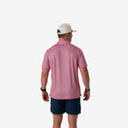 BURLEBO- AMERICAN FLAG PERFORMANCE POLO