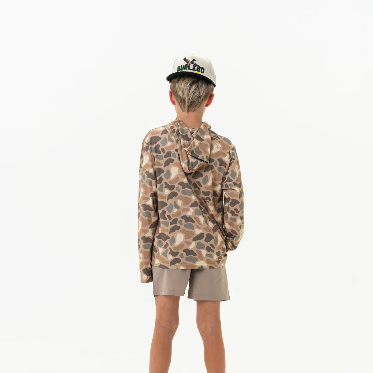 Burlebo- Youth Performance Hoodie - Pintail Camo