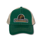 SOUTHWIND GREEN AND TAN TRUCKER HAT