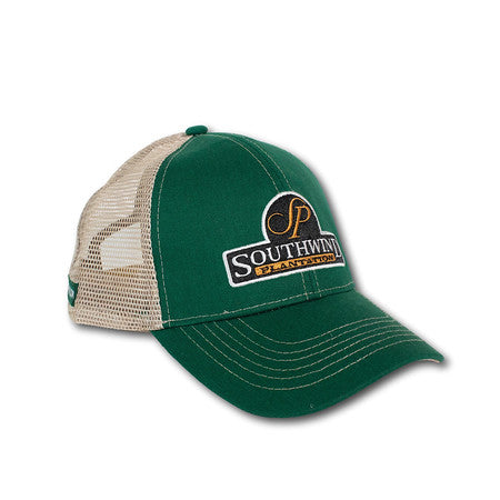 SOUTHWIND GREEN AND TAN TRUCKER HAT