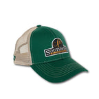 SOUTHWIND GREEN AND TAN TRUCKER HAT