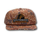 Southwind's Brown Dog Camo Hat Laser Hole Back