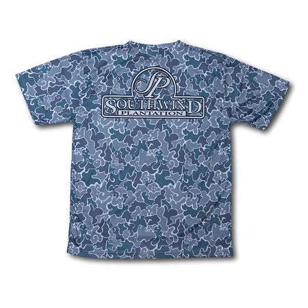 Southwind's Short Sleeve Performance Shirt -Gray Pointer Camo