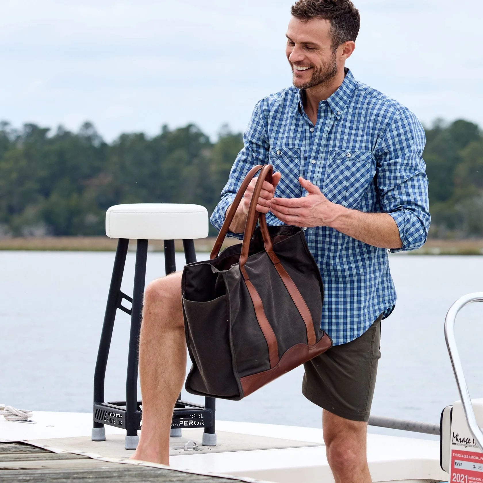 Tom Beckbe- Canvas Carryall Bag