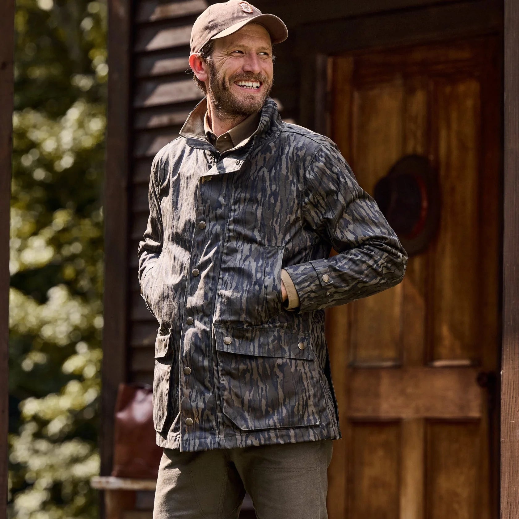 Tom Beckbe- Tensaw Jacket in Mossy Oak Original Bottomland