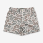 Burlebo Youth Everyday Short - Classic Deer Camo - Grey Pocket