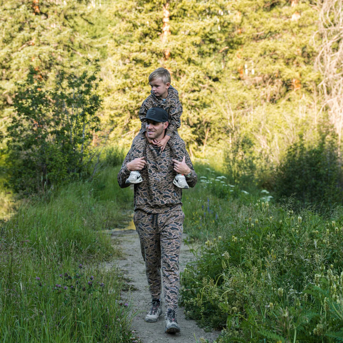BURLEBO FLEECE JOGGER- GAUGE & CLASSIC DEER CAMO