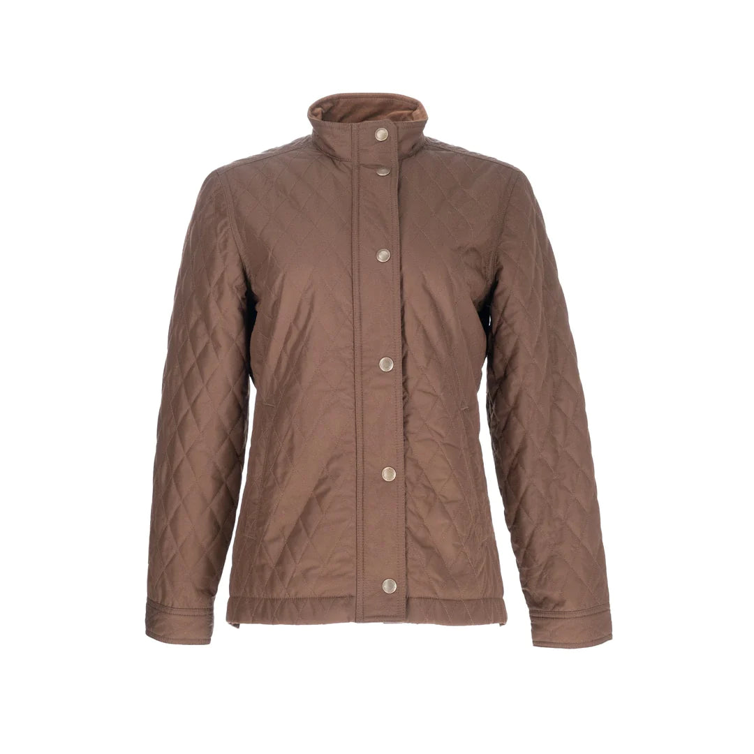 Tom Beckbe Women's Camden Quilted Jacket in Rye Brown