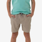 Burlebo Youth Athletic Short - Heather Khaki - Venado Camo Liner