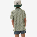 Burlebo- Youth Performance Polo - Flying Ducks Green