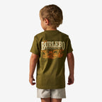 Burlebo Youth Short Sleeve Tee - Hunting Dogs - Hunter Green