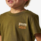 Burlebo Youth Short Sleeve Tee - Hunting Dogs - Hunter Green