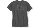 ORVIS- BENT ROD BADGE T-SHIRT GRAY