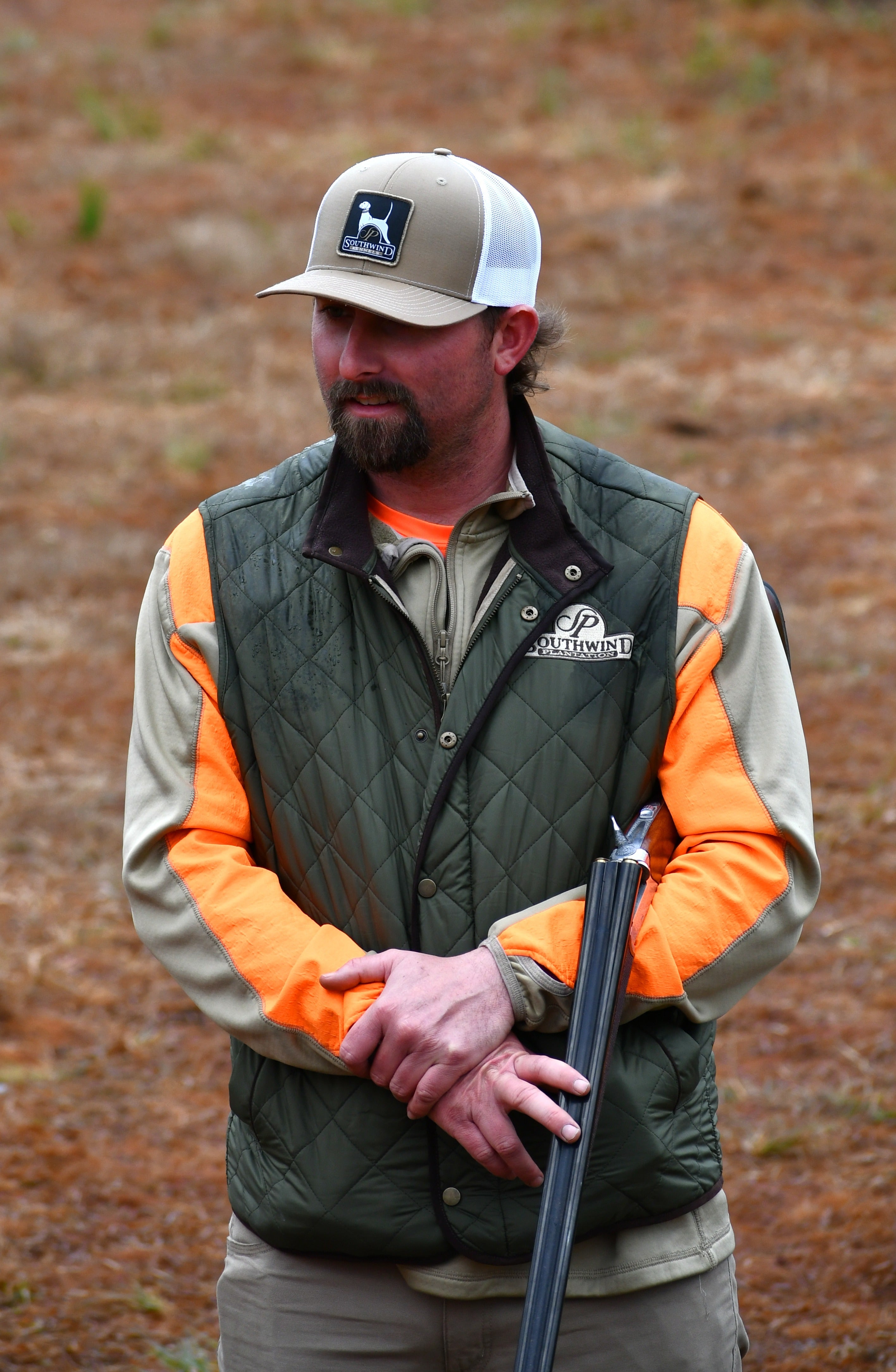 Peach State Pride Men's Classic Quilted Vest – Olive
