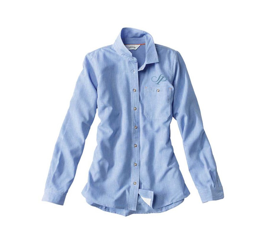ORVIS- Women’s Tech Chambray Long-Sleeve Work Shirt