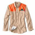 ORVIS- MENS MIDWEIGHT SHOOTING SHIRT TAN/BLAZE